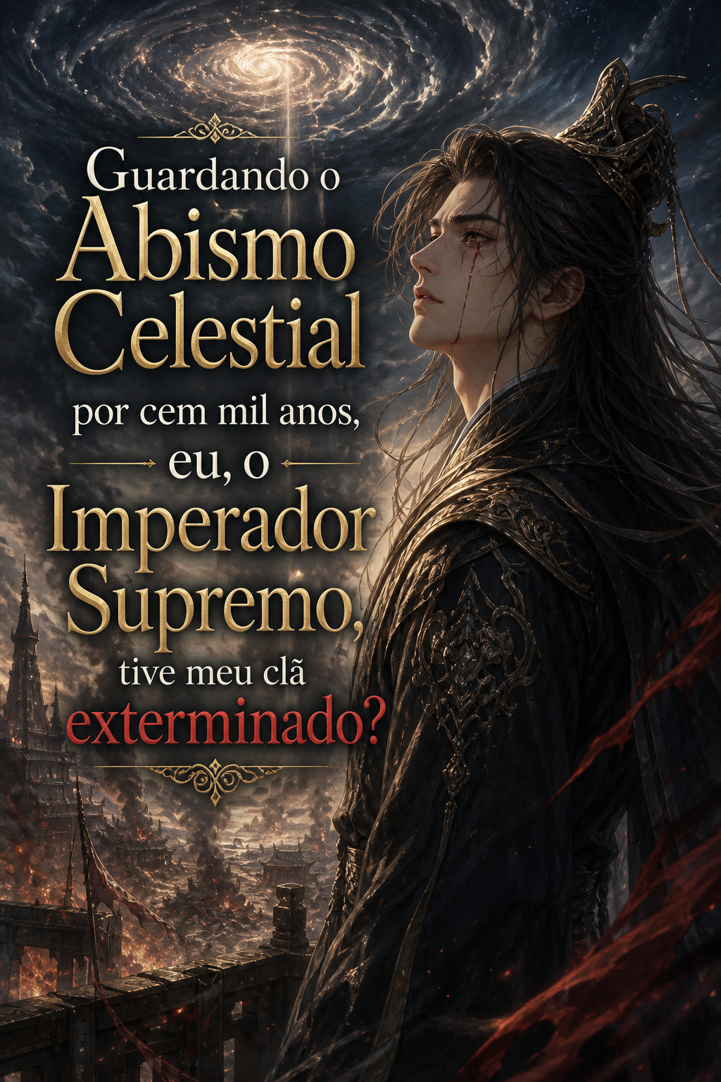Guardando o Abismo Celestial por cem mil anos, eu, o Imperador Supremo, tive meu clã exterminado?